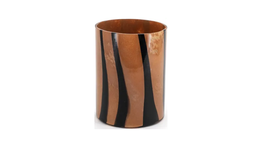 Niala Vase Brown -Lantern- by By-Boo – Height 20cm