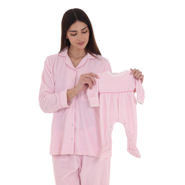 Cosset Loungewear Moments Mommy & Me Loungewear Set – Pink "Medium"