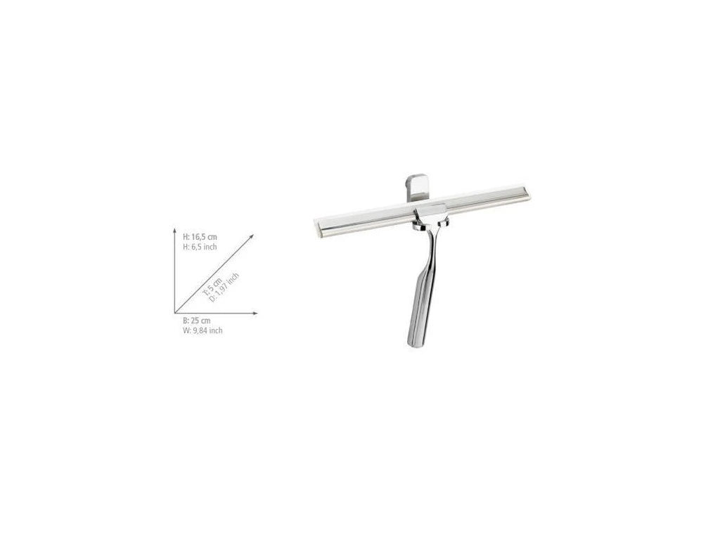 Stainless steel bath and shower squeegee premium By Wenko.de