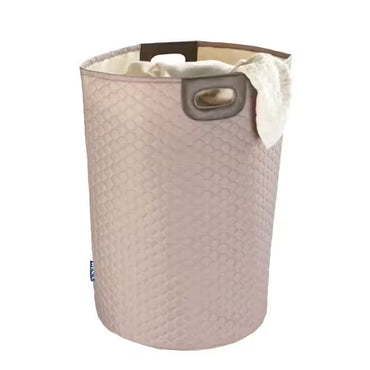 Wenko Scandinavian Style Polyester Taupe Laundry Basket – 75L