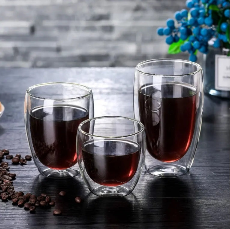 450ml Double Glass Cup (D8.50 x H15)CM ( FR-13 )