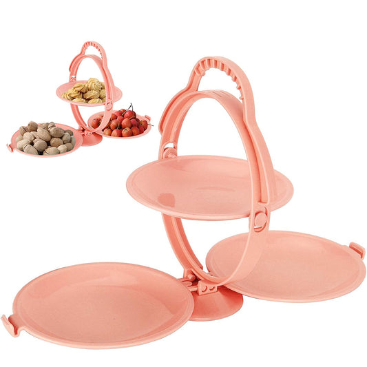 Portable Multi-Layer Folding Fruit Tray