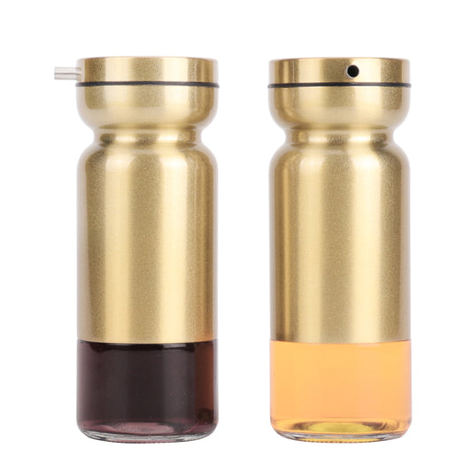 1-Piece Stainless Steel Vinegar Or Olive Oil Dispenser – Gold