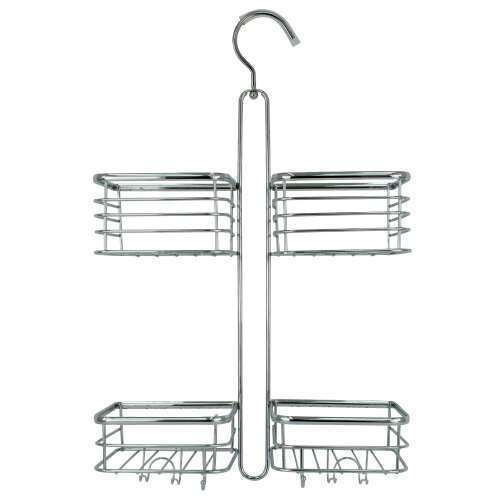 Miomare 2 Tier With 4 compartments Stainless Steel Hanging Bathroom Rack