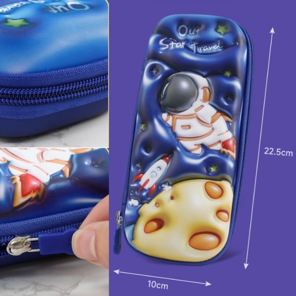 3D Astronaut Space Pencil Case