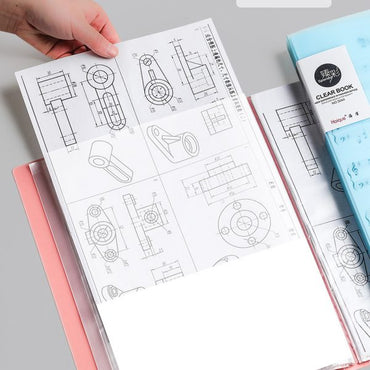 Pages Clear Storage Book A4 30