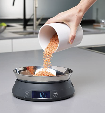 SwitchScale Digital Scale with Reversible Lid By Joseph Joseph