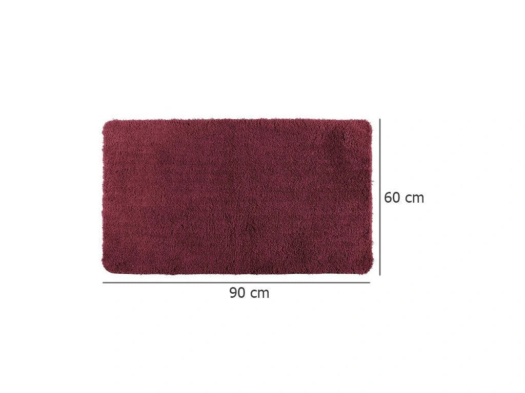 Wenko Melange Bath Mat Red