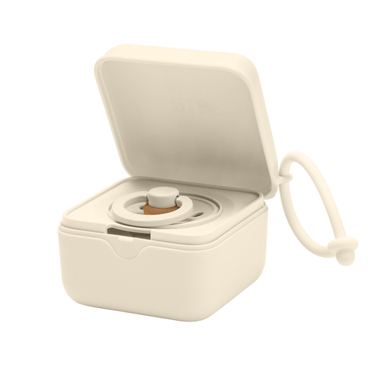 BIBS PACIFIER BOX IVORY