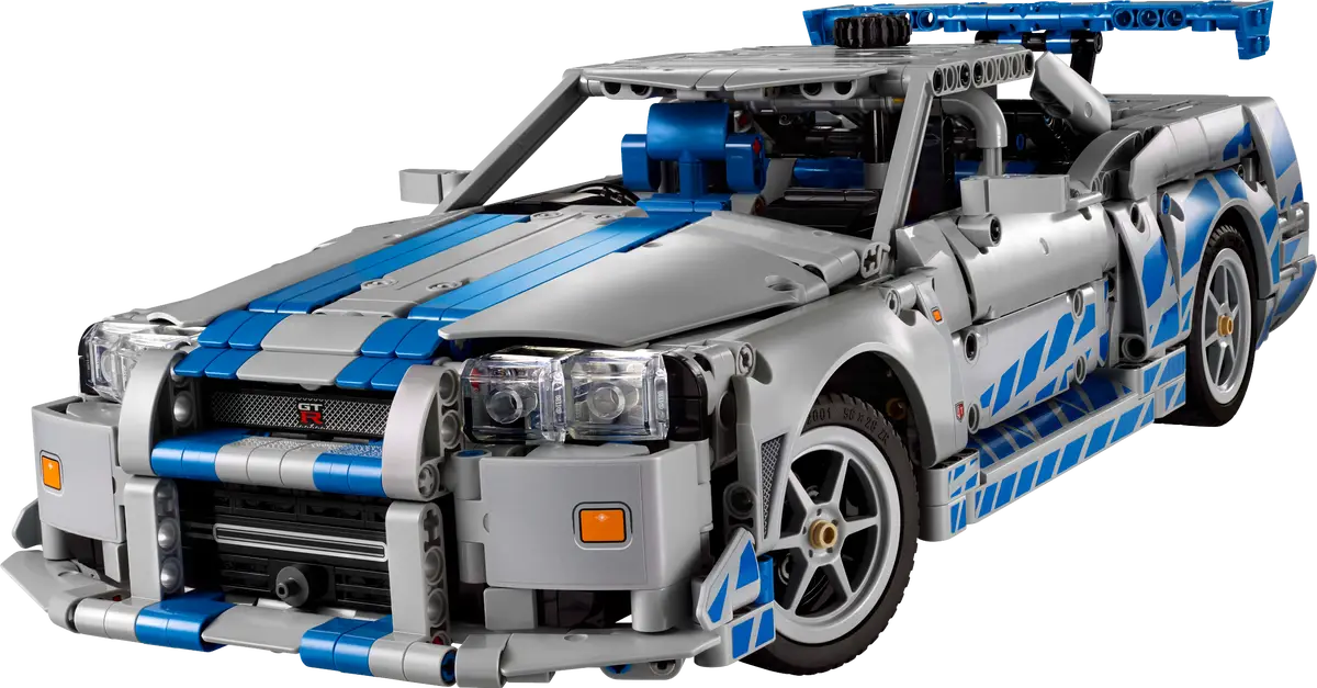 Lego 2 Fast 2 Furious Nissan Skyline GT-R (R34) Car (42210)