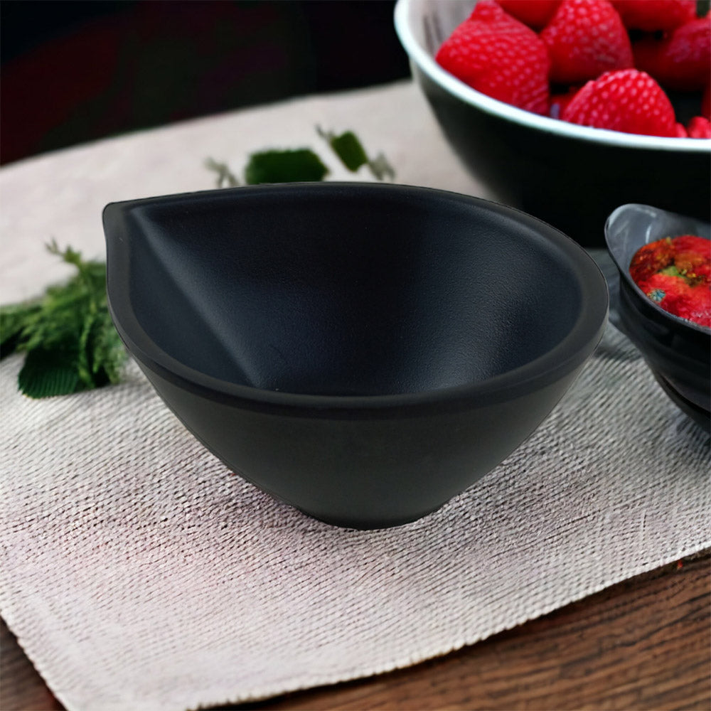 Dip Black Melamine Dinnerware