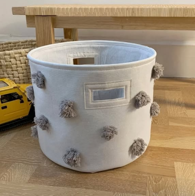 Charming Pom Pom Storage Basket