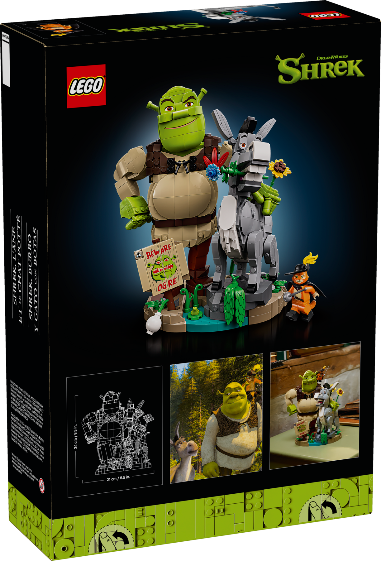Shrek, Donkey & Puss in Boots
