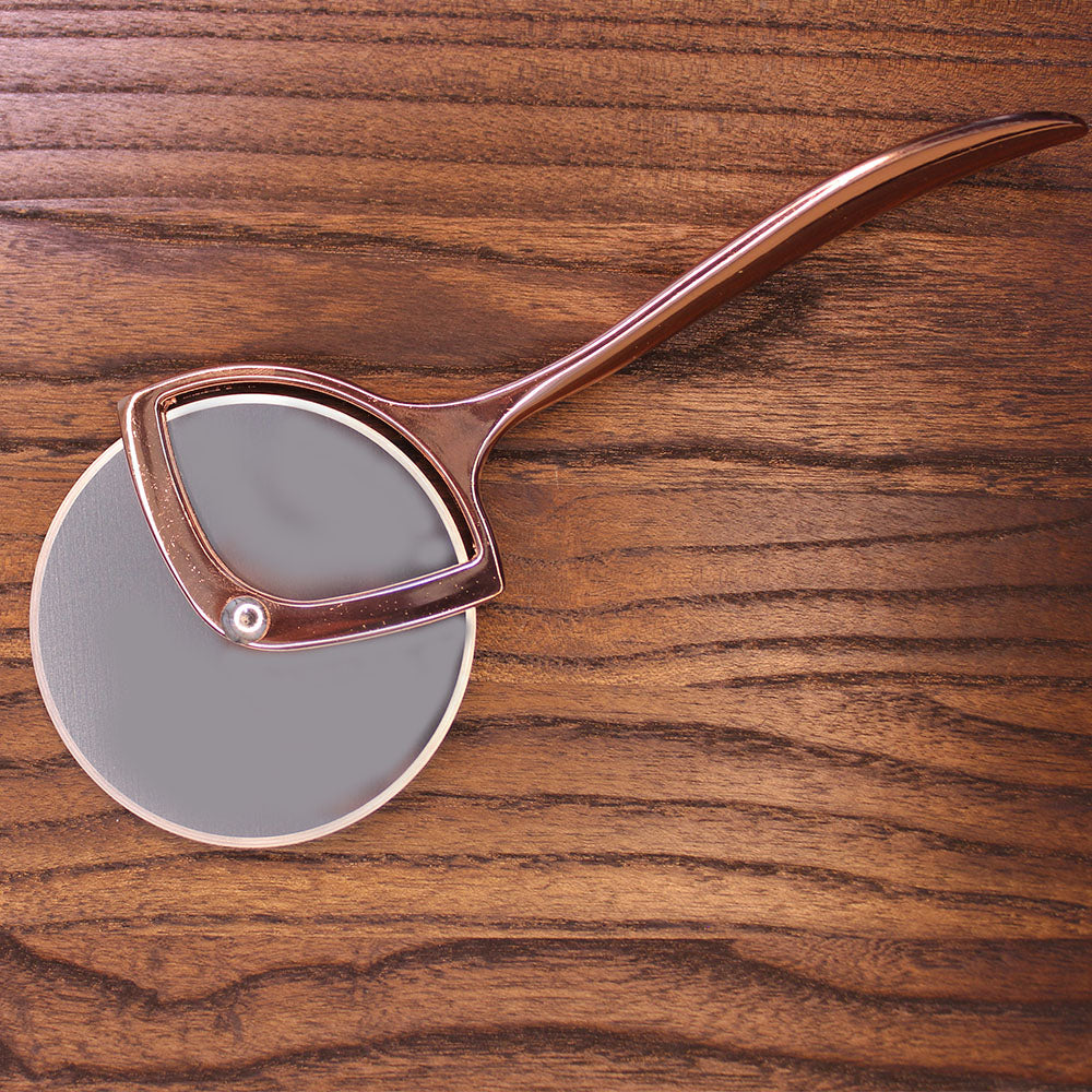 Pizza Cutter Rose Gold Metal