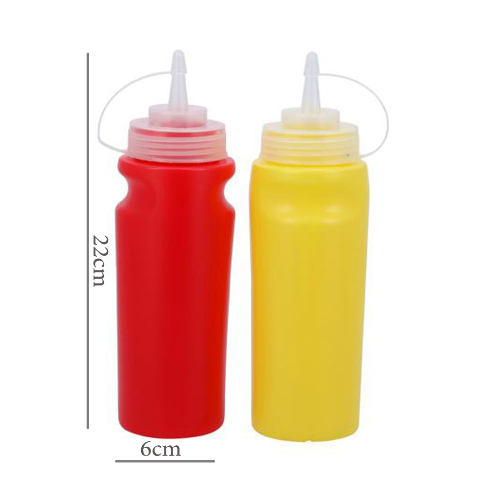 2-Pieces 500ml Red and Yellow Bottle