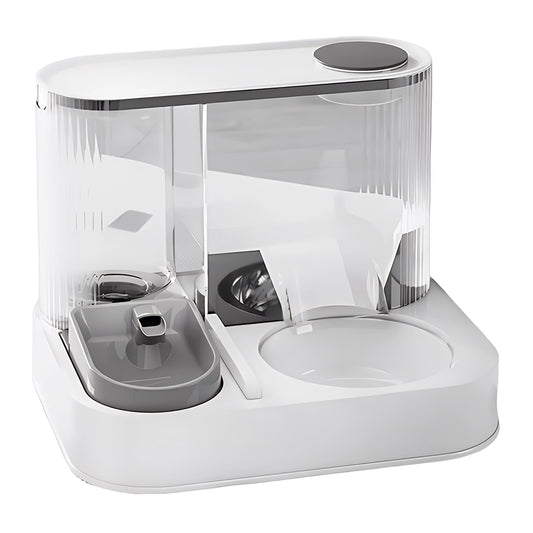 2-in-1 Pet Feeder & Water Dispenser