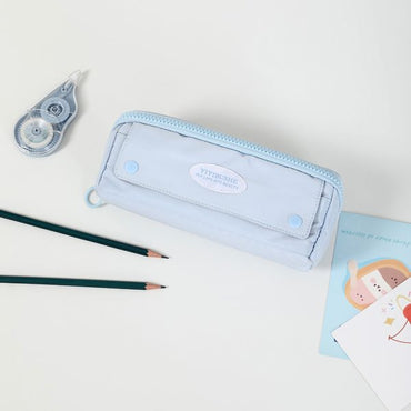 Large Foldable Pencil Case Double Compartments