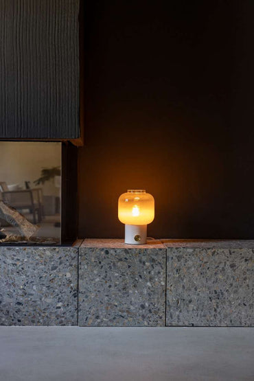 Moody Table Lamp White by Zuiver