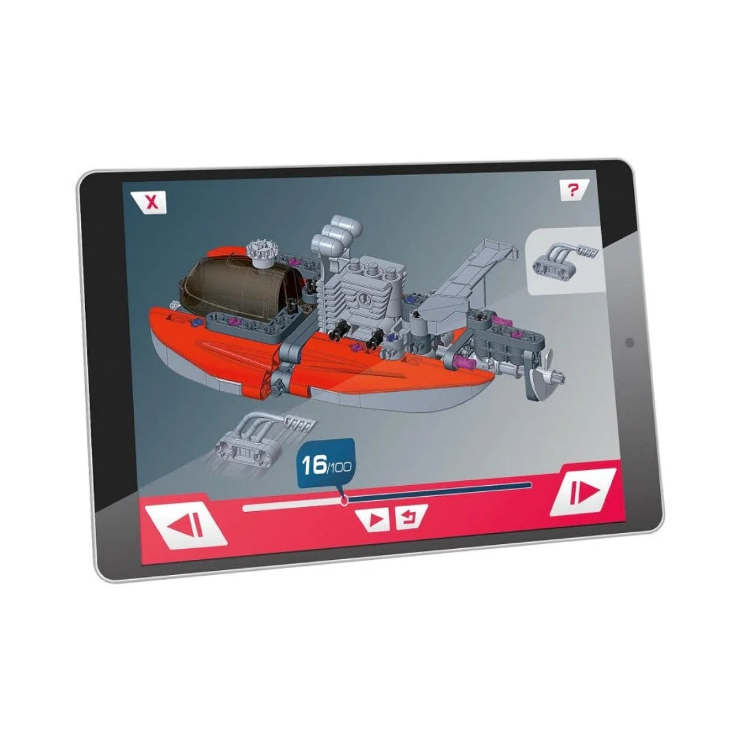 Clementoni My Mechanical Workshop Drag Boat (French)