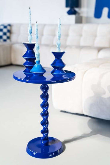 Yack Blue Candle Holder (3 pieces) by By-Boo