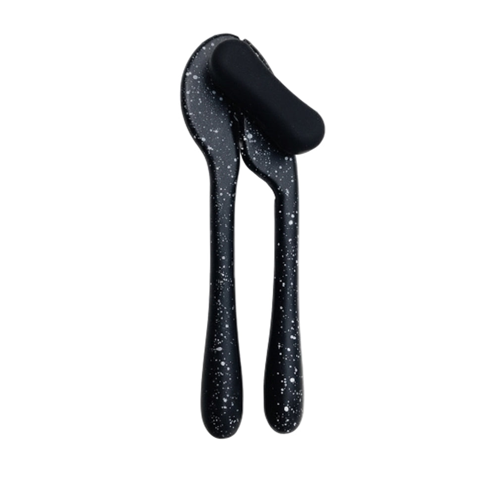 Premium Can Opener Metal Handle Black Granite