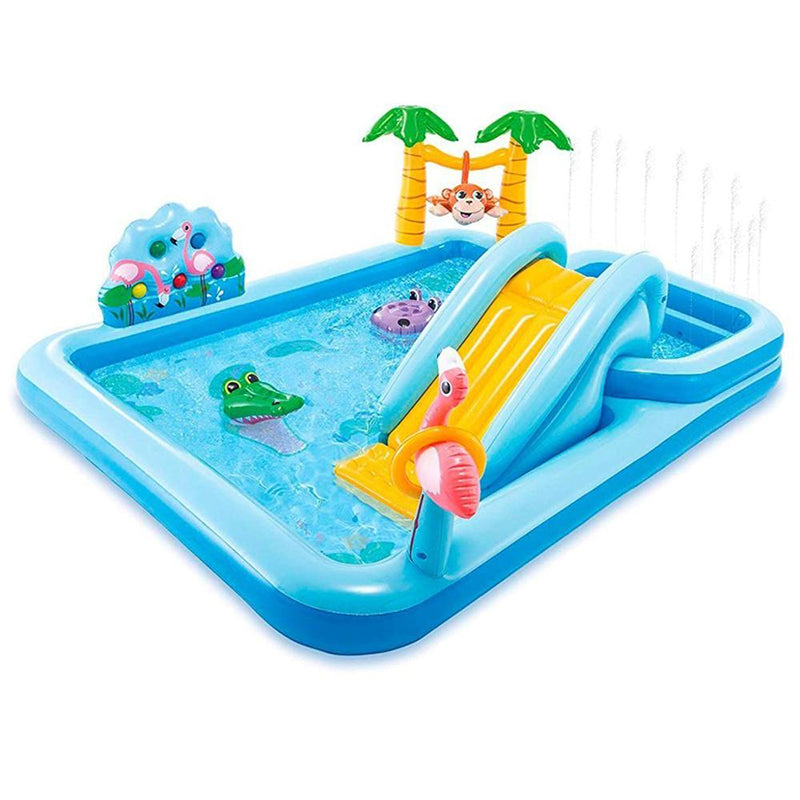 Multicolor PVC Intex Fishing Fun Play Center Kids Portable