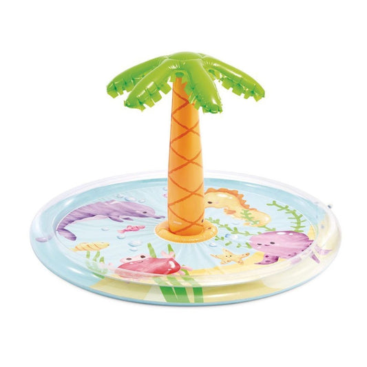 Intex Inflatable Children's Pool with Palm Tree Sprayer