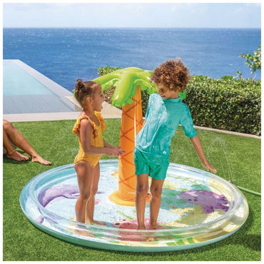 Intex Inflatable Children's Pool with Palm Tree Sprayer