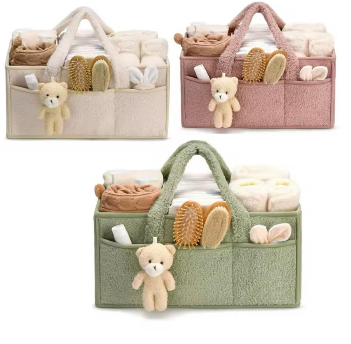 Pink Yunking Diaper Caddy