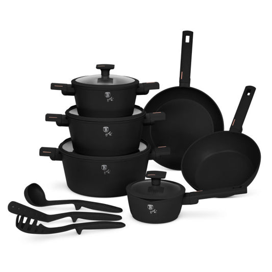 15-Piece Kitchen Stackable Cookware Set Monaco