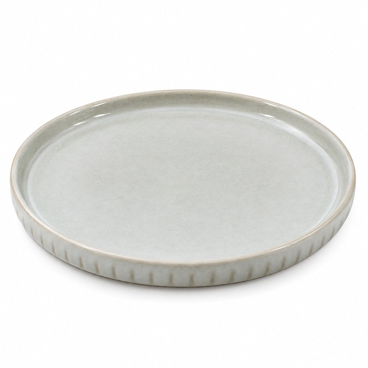 Alpine Lodge Ceramic Serving Plate - Sage Grey - 20 cm set of 2