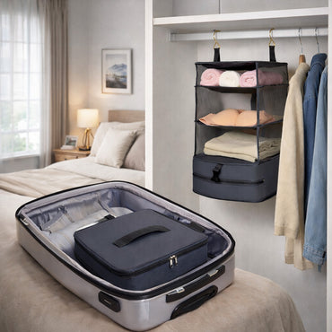 Danny Go Portable Hanging Travel Shelves Organizer