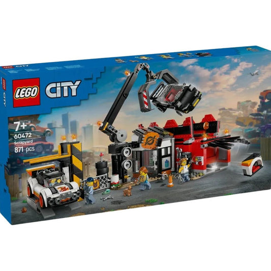 Lego City Scrapyard With Cars Playset (60472)