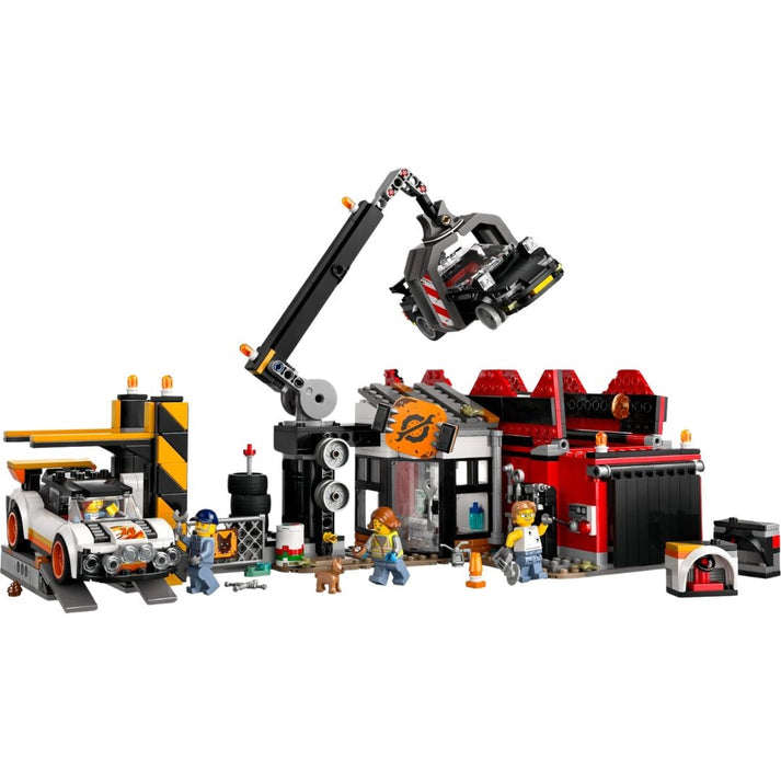Lego City Scrapyard With Cars Playset (60472)