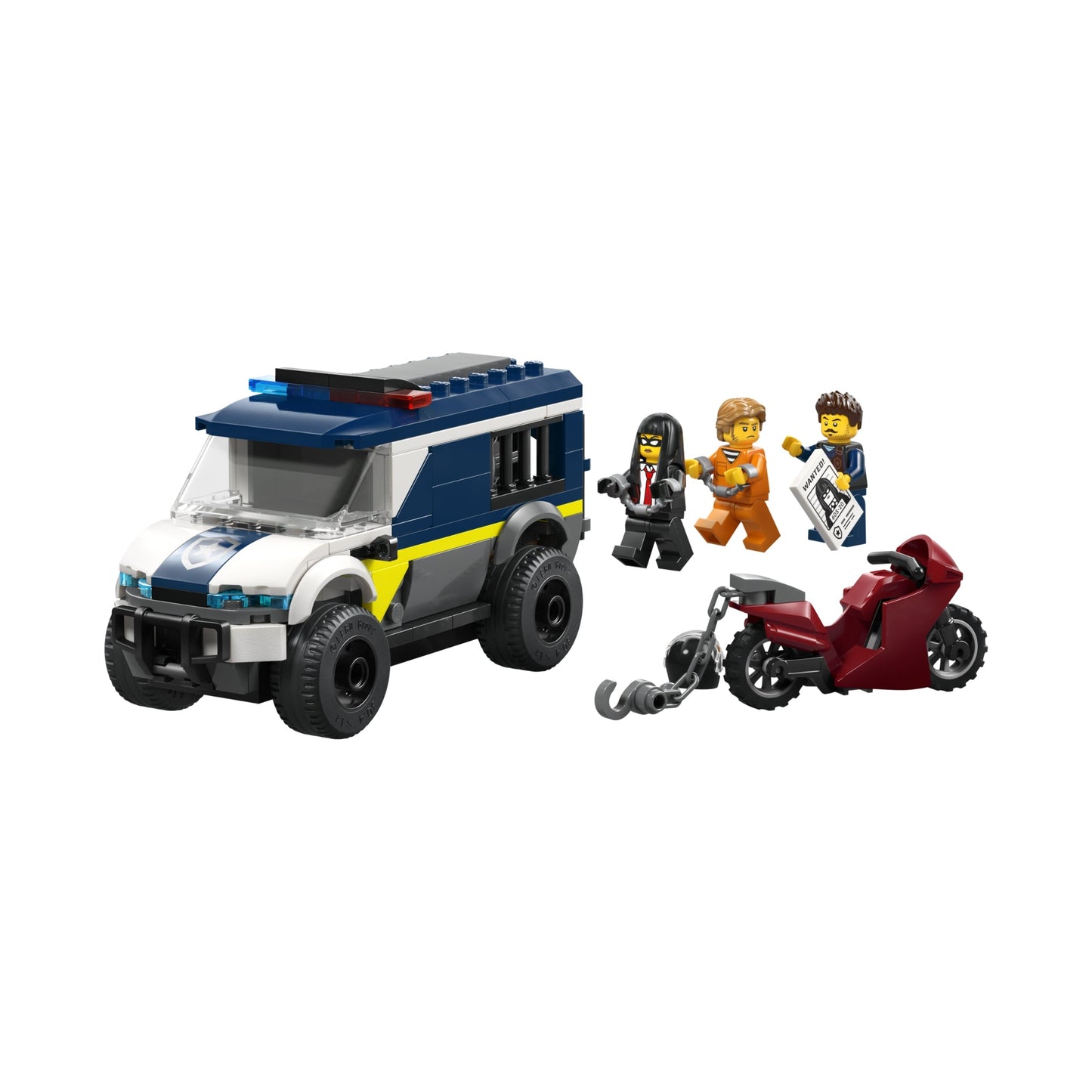 Lego City Police Prisoner Transport Van - 198 Pcs