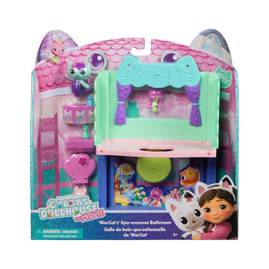 Gabby’s Dollhouse The Movie 2 MerCat's Spa-wesome Bathroom (Assorted)