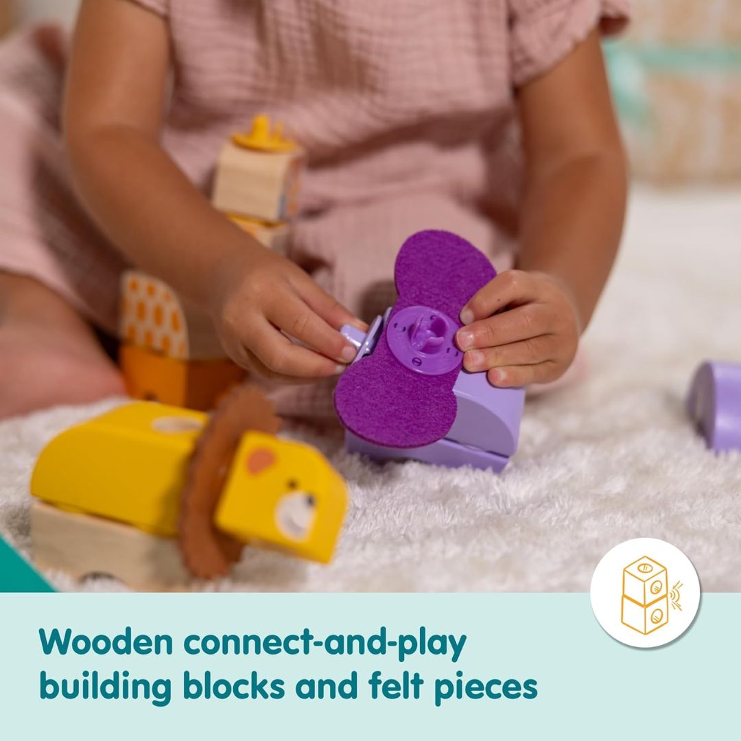Melissa & Doug Blockables Safari Snap and Play Set