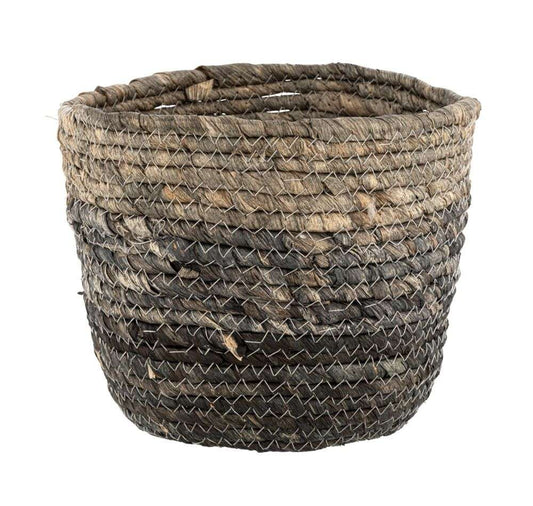 Storage basket Mod. Coppitella Blue made of woven seagrass (by wenko)