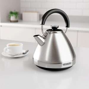 Venture Pyramid Kettle – Brushed Stainless -1.5L by Morphy Richards