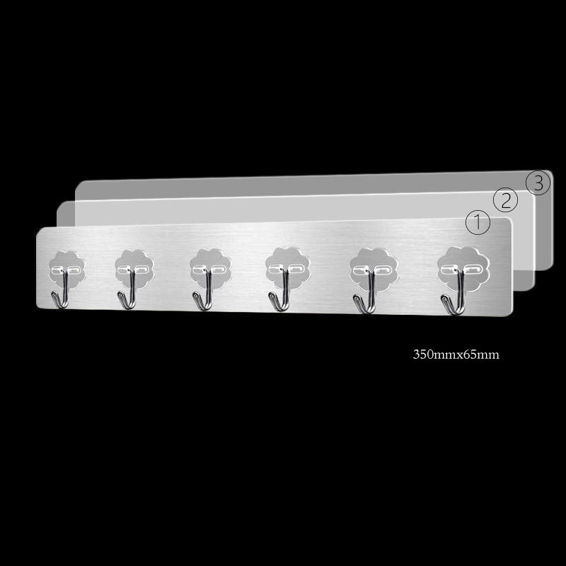 6-Hooks Heavy Duty Self Adhesive Multi-Function Hooks