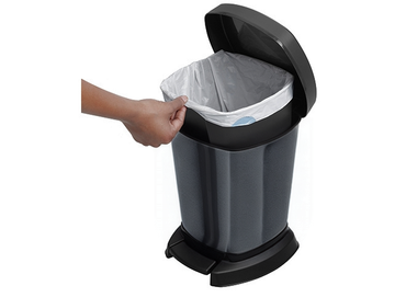 Rotho PASO Trash Can With Pedal – 6L