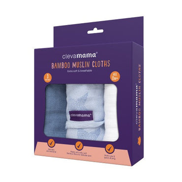 Clevamama Bamboo Muslin Cloths Multi-Purpose