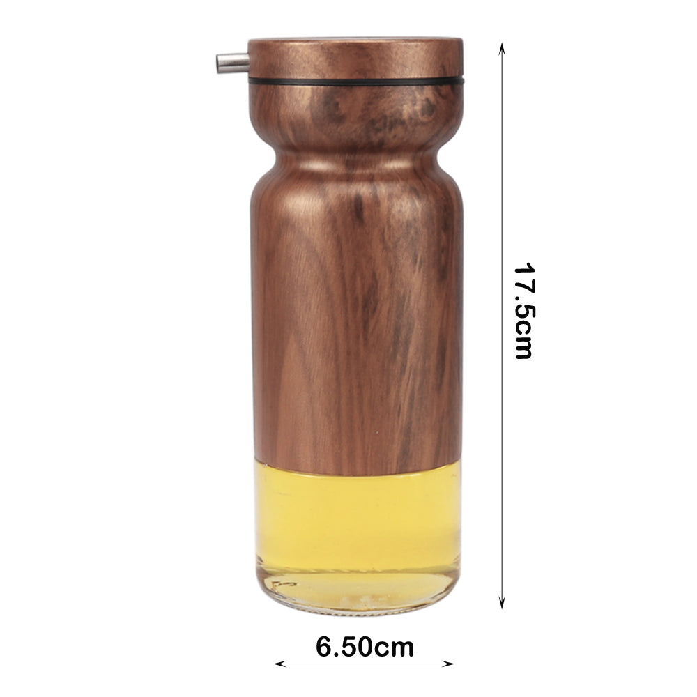 Glass With Metal Oil & Vinegar Dispenser 300ml