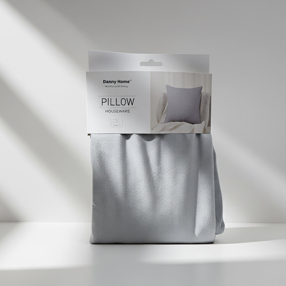 Danny Home Polypropylene Fabric Cushion – Grey 50x50cm