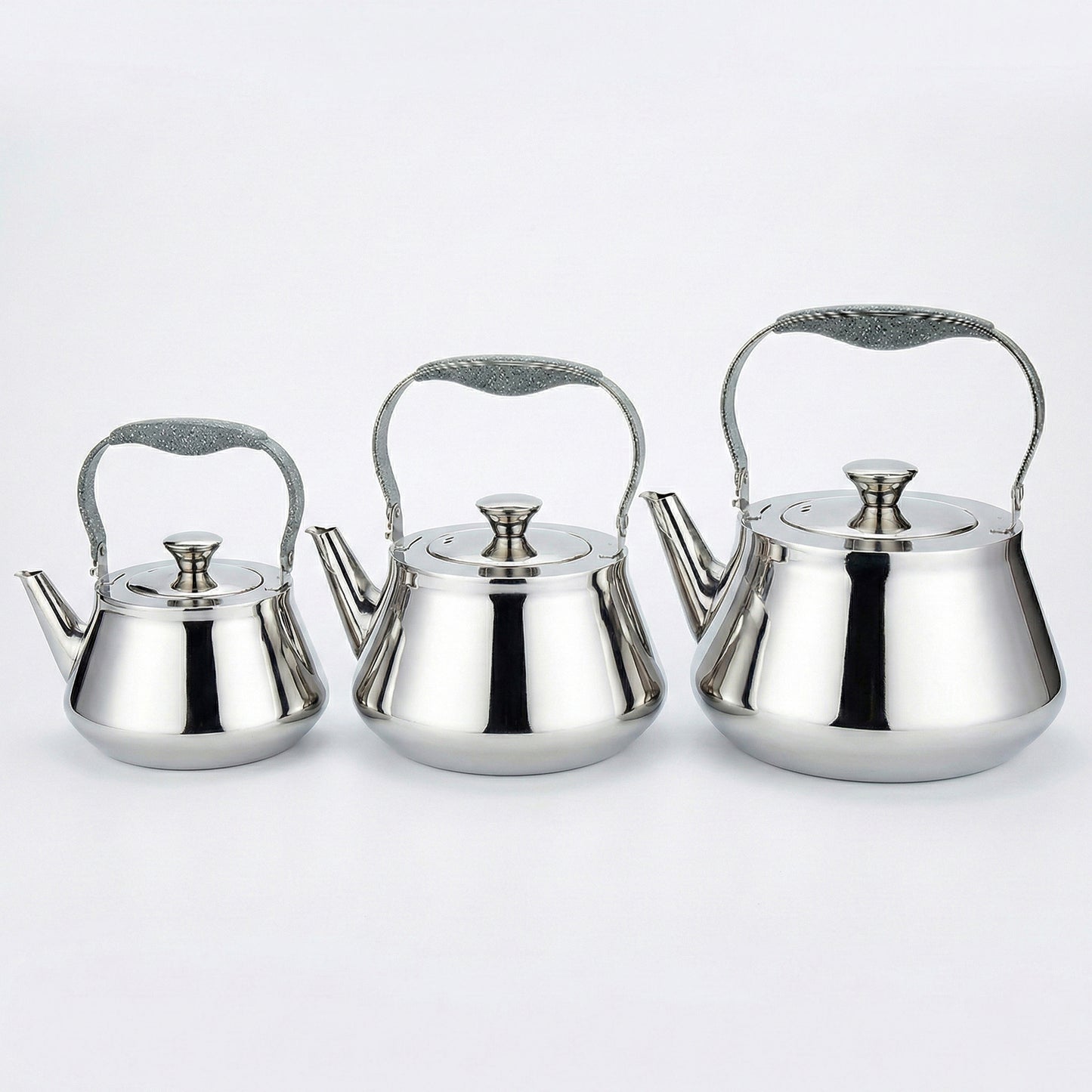 Phoenix Stainless Steel Teapots – Grey