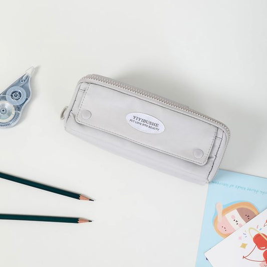 Large Foldable Pencil Case Double Compartments