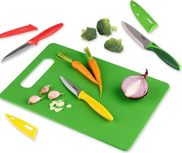 Cutting Board & Set of 3 knives by Zyliss Switzerland