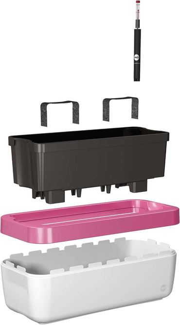 Emsa 506734 flower Pot- MyBox, Pink- 75 cm – Made in Germany