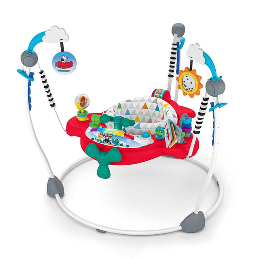 Ocean Explorers Airplane Adventure 2-in-1 Interactive Activity Jumper with Lights