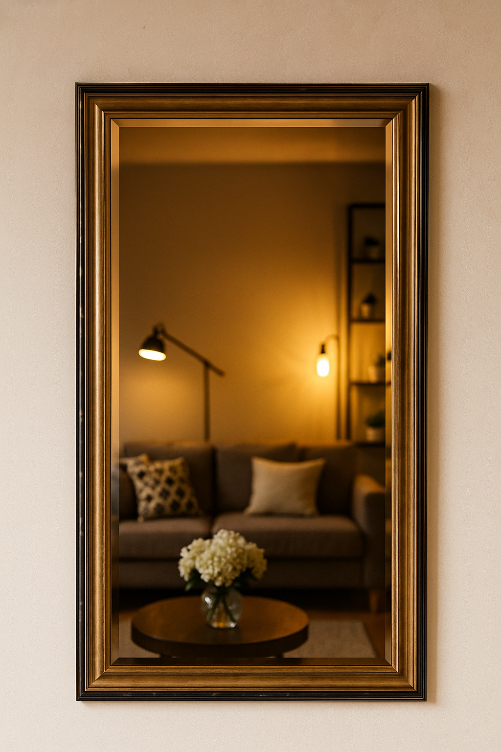 Classic Antique Gold Mirror – Made in Germany